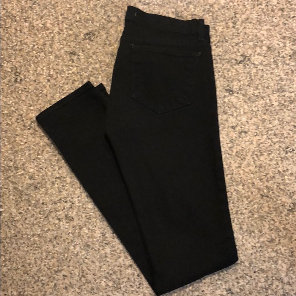 J Brand Black Straight Leg Jeans